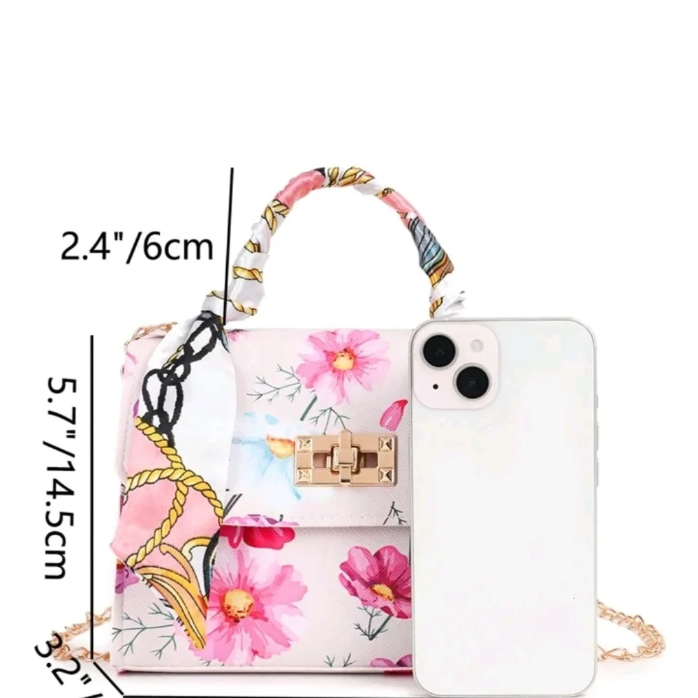Floral Pink Girls Handbag New
